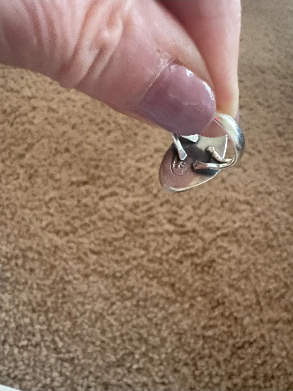 2 Black Onyx Style Silver Rings - Black, Unbranded (see all pictures)